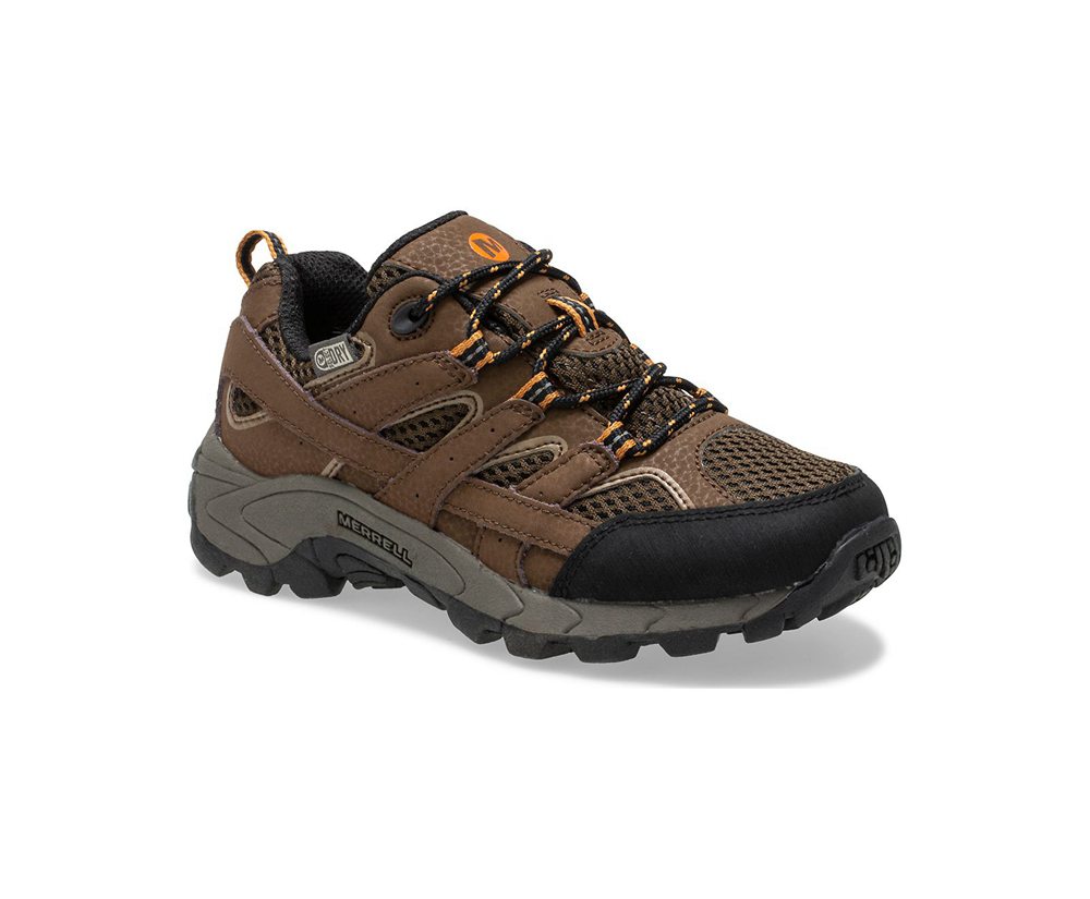 Merrell Vandresko Børn - Moab 2 Lav Lace Waterproof Sneaker - Brune - LDA257401